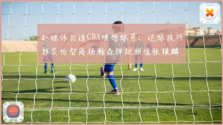 赵继伟打造CBA理想球员：运球技巧郭艾伦智商杨瀚森弹跳颜值张镇麟完美结合